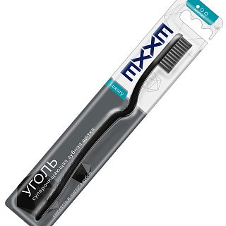 Зубная щетка EXXE Luxury Уголь, мягкая фото
