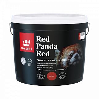 Краска интерьерная матовая Tikkurila Endangered Colour Red Panda, 2,7 л фото