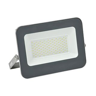 Прожектор светодиодный IEK СДО 07-100, 100 Вт, 6500 К, IP65, серый фото