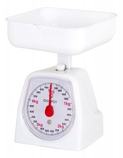 Весы кухонные механические Energy EN-406МК (до 5 кг) квадратные белые фото