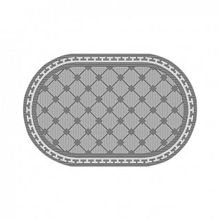 Ковер-циновка Люберецкие ковры Эко 77022-55 овальный, 0,5 x 0,8 м фото