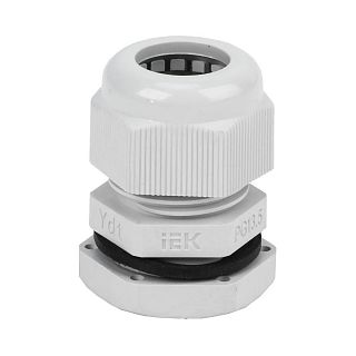 Сальник IEK PG 13,5, 7 - 11 мм, IP54, белый фото