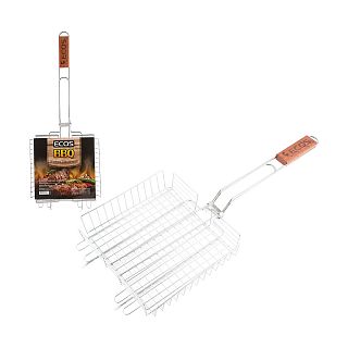 Решетка-гриль Ecos, с деревянной ручкой, 22 x 22 x 5 см фото