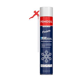 Пена монтажная бытовая Penosil Premium Foam Winter, зимняя, 750 мл фото