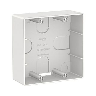Коробка установочная для силовых розеток Systeme (Schneider) Electric Blanca BLNPK000021, белая фото