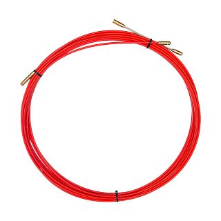 Протяжка кабельная Rexant, стеклопруток, d 3,5 мм, 10 м, красная фото