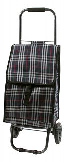 Сумка-тележка хозяйственная Рыжий кот Tartan (30 кг) фото