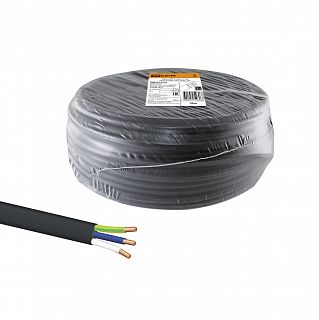 Кабель силовой ВВГ-П нг(А)-LS Tdm Electric, 3 x 4 мм², ГОСТ, 50 м, черный фото