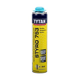 Клей полиуретановый для теплоизоляции Tytan Professional Styro 753, 750 мл фото