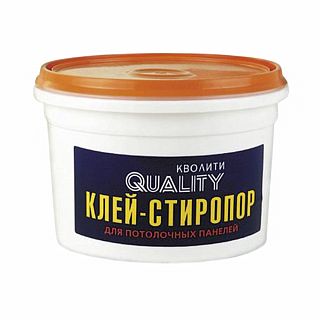 Клей для потолочных покрытий Quality стиропоровый 1,5 кг фото