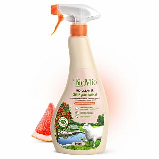 Средство чистящее для ванной комнаты BioMio Bio-Bathroom Cleaner Грейпфрут, спрей, 500 мл фото
