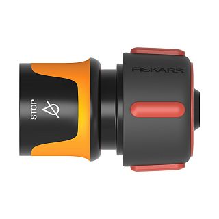 Коннектор Fiskars, для шланга 19 мм, с автостопом фото