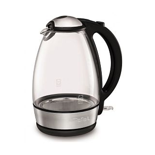 Чайник электрический Tefal Glass kettle KI720830, 1,7 л, прозрачный фото
