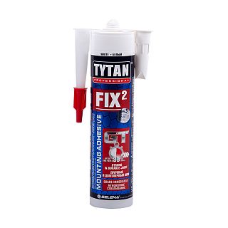 Клей монтажный Tytan Professional Fix² GT, 290 мл, белый фото
