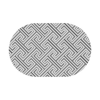 Ковер-циновка Люберецкие ковры Эко 77012-55 овальный, 0,5 x 0,8 м фото