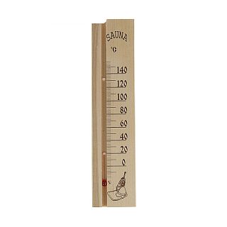 Термометр для бани и сауны ТСС-2Б, деревянный фото