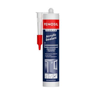 Герметик акриловый Penosil Premium Acrylic Sealant, 280 мл, белый фото