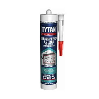 Герметик силиконовый для аквариумов и стекла Tytan Professional, 280 мл, прозрачный фото