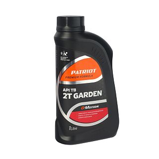 Масло моторное минеральное Patriot G-Motion 2Т Garden, 1 л фото