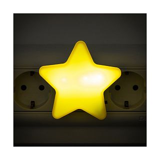 Ночник светодиодный Energy Звездочка, 0,6 Вт, желтый фото