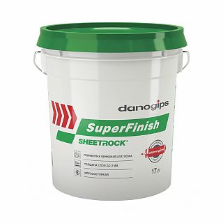 Шпатлевка финишная полимерная Danogips SuperFinish, 3 л фото