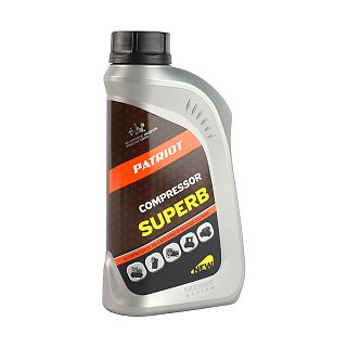Масло компрессорное Patriot Compressor Superb, 1 л фото
