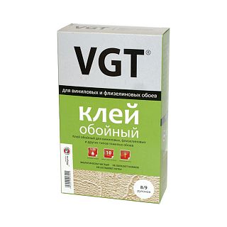 Клей для виниловых и флизелиновых обоев VGT, 0,3 кг фото