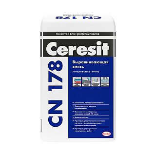 Выравнивающая смесь для пола Ceresit CN 178, 25 кг фото