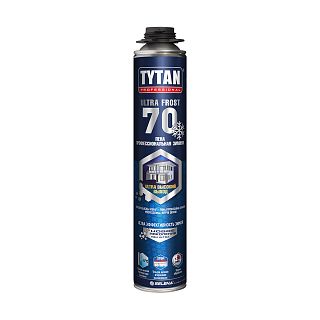 Пена монтажная профессиональная Tytan Professional Ultra Frost 70, зимняя, 870 мл фото