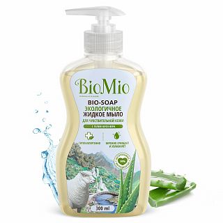 Жидкое мыло BioMio Bio-Soap Абрикос, 300 мл фото