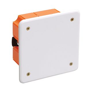 Коробка распаячная скрытой установки IEK КМ41022, для полых стен, 92 x 92 x 45 мм, IP20, белая фото
