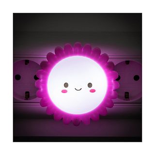 Ночник светодиодный Energy Цветок, 0,6 Вт, розовый фото