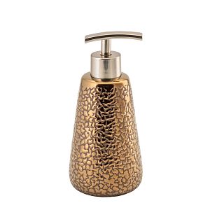 Дозатор для жидкого мыла Swensa Tivat, керамика, бронзовый фото