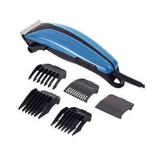 Машинка для стрижки волос Polaris PHC 0705, 7 Вт, синяя фото