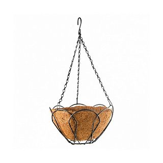 Кашпо подвесное Palisad, с кокосовой корзиной, d 30 см фото