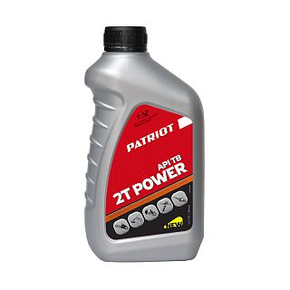 Масло моторное минеральное Patriot Power Active 2T, 0,946 л фото