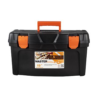 Ящик для инструментов Blocker Master Economy, 48,5 x 26 x 25,8 см, черный фото