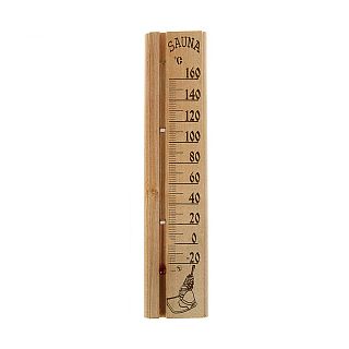 Термометр для бани и сауны ТСС-2, деревянный фото