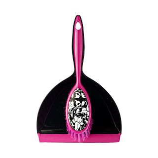 Комплект для уборки Vigar Rococco Pink, щетка-сметка и совок фото