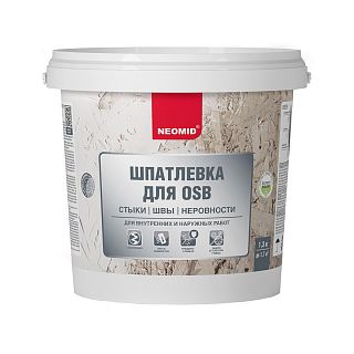 Шпатлевка для плит OSB Neomid, 1,3 кг фото