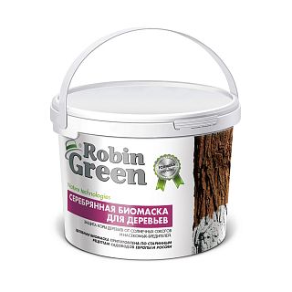 Побелка Robin Green Серебряная биомаска, 3,5 кг фото