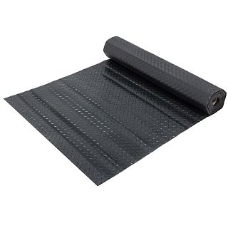 Коврик-дорожка SunStep Рифленый, ПВХ, 0,9 x 12 м, черный фото