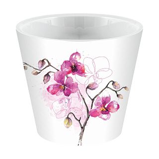 Горшок для цветов InGreen London Orchid Deco, 1,6 л, фуксия фото