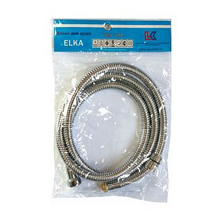 Шланг для душа Elka, растяжной, нержавеющая сталь, d 13 мм, 1,5 - 1,7 м, хром фото