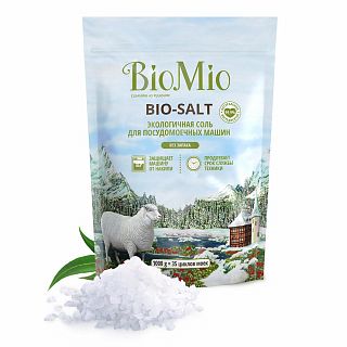 Соль для посудомоечной машины BioMio Bio-Salt, 1кг фото