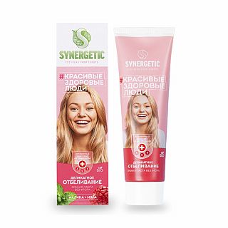 Зубная паста Synergetic Деликатное отбеливание, 100 г фото