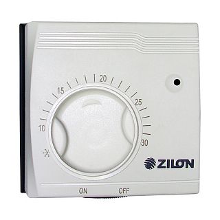 Комнатный термостат Zilon ZA-1, для инфракрасных обогревателей, белый фото