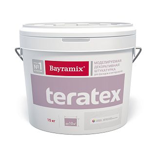 Штукатурка декоративная Bayramix Teratex TX001, акриловая, белая, 15 кг фото