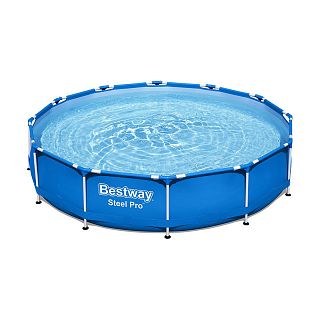 Бассейн каркасный Bestway Steel Pro с фильтр-насосом, 366 x 76 см, 6473 л фото