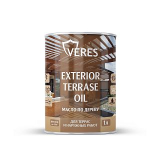 Масло для дерева Veres Exterior Terrase Oil, 1 л, дуб фото